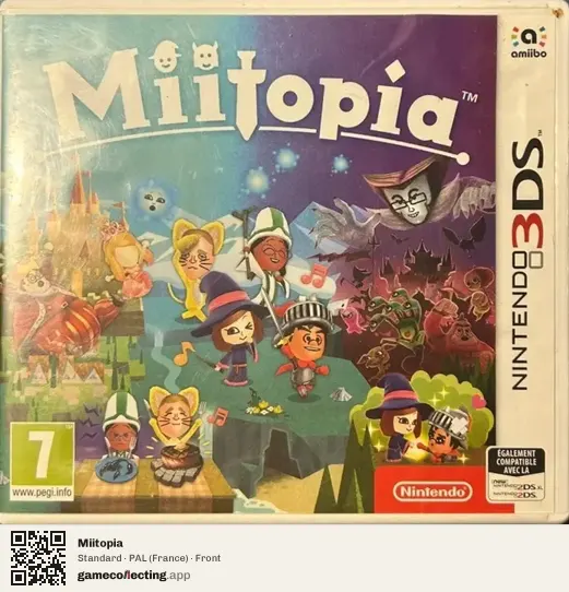 Miitopia Nintendo 3DS, France box front