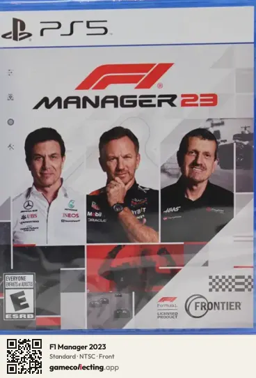 F1 Manager 2023 PlayStation 5, NTSC box front
