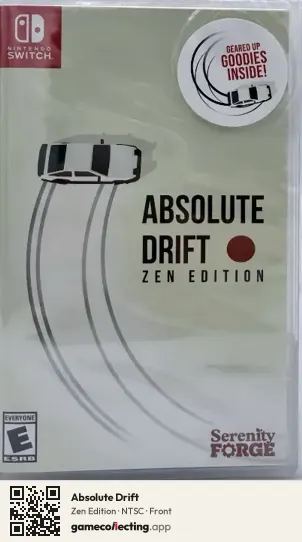Absolute Drift Nintendo Switch, NTSC box front