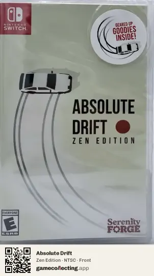 Absolute Drift Nintendo Switch, NTSC box front