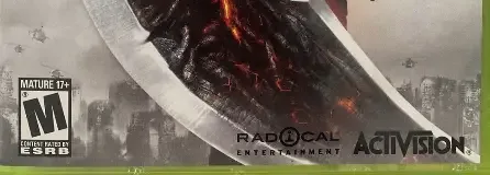 Prototype 2, the ESRB box on its front