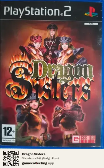 Dragon Sisters PlayStation 2, Italy box front