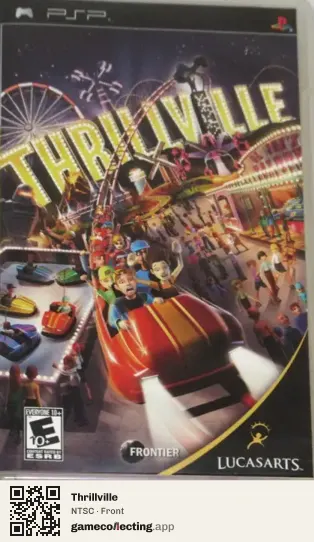 Thrillville PlayStation Portable, NTSC box front
