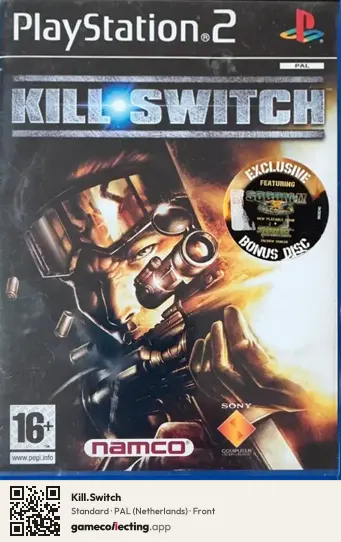 Kill.Switch PlayStation 2, Netherlands box front