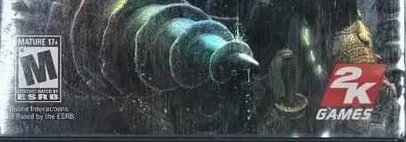 BioShock 2, the ESRB box on its front