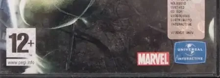 Hulk, the PEGI square on its front