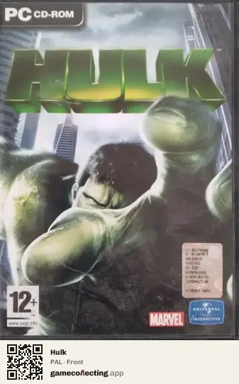 Hulk Computer, PAL box front