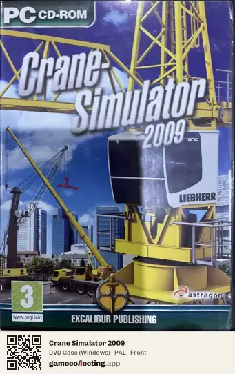 Crane Simulator 2009 Computer, PAL box front