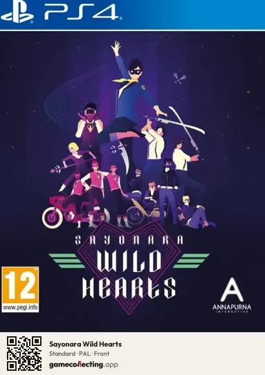 Sayonara Wild Hearts PlayStation 4, PAL box front