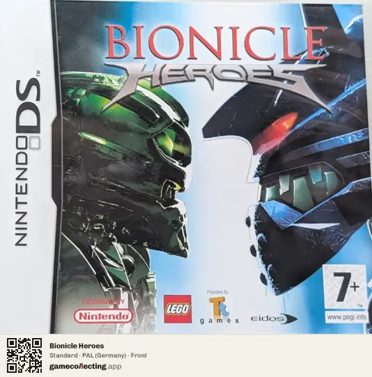 Bionicle Heroes Nintendo DS, Germany box front