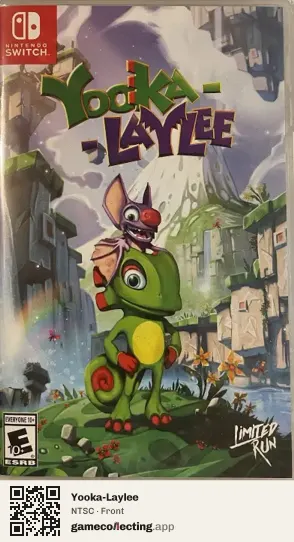 Yooka-Laylee Nintendo Switch, NTSC box front