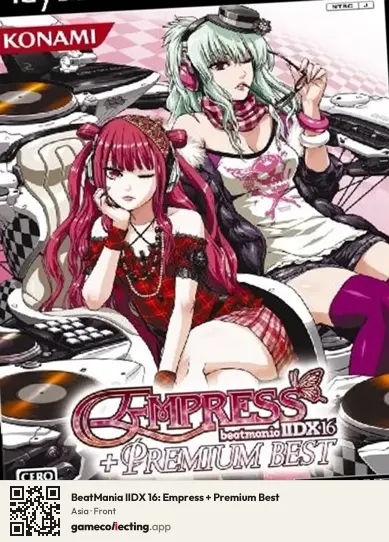BeatMania IIDX 16: Empress + Premium Best PlayStation 2, Asia box front