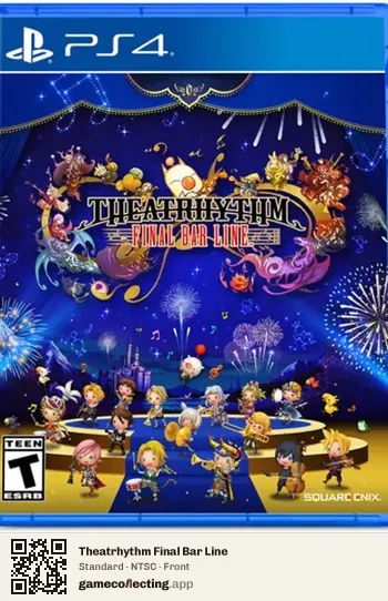 Theatrhythm Final Bar Line PlayStation 4, NTSC box front