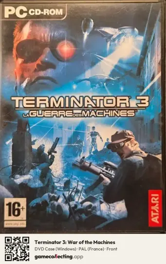 Terminator 3: War of the Machines Computer, France box front