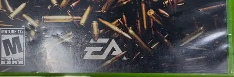 Black, the ESRB box on its front