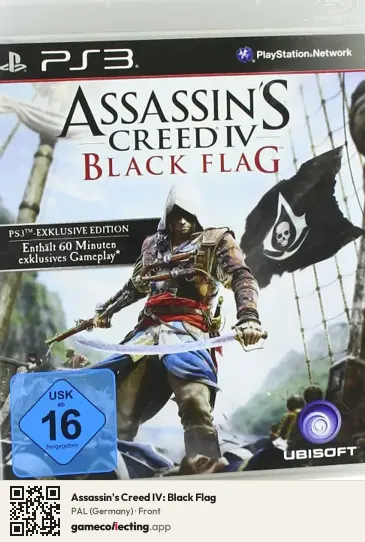 Assassin's Creed IV: Black Flag PlayStation 3, Germany box front