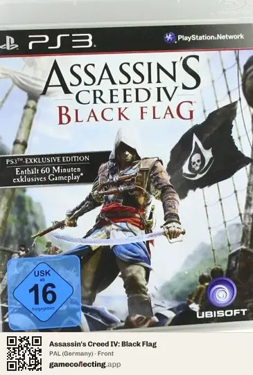 Assassin's Creed IV: Black Flag PlayStation 3, Germany box front