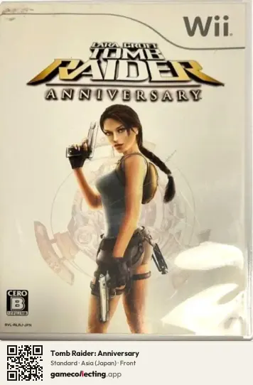 Tomb Raider: Anniversary Nintendo Wii, Asia box front