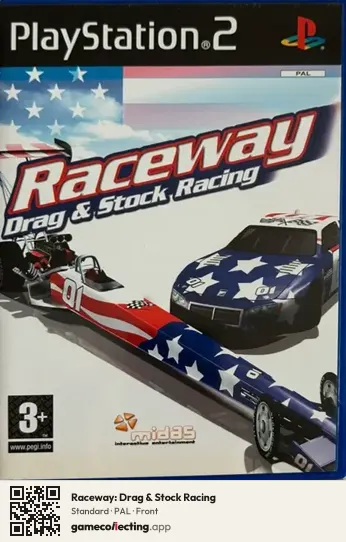 Raceway: Drag & Stock Racing PlayStation 2, PAL box front