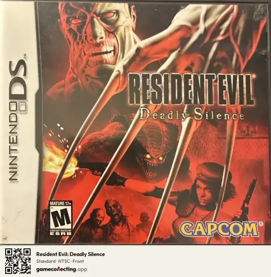 Resident Evil: Deadly Silence Nintendo DS, NTSC box front