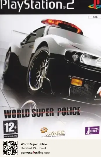 World Super Police PlayStation 2, PAL box front