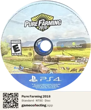 Pure Farming 2018 PlayStation 4, NTSC disc