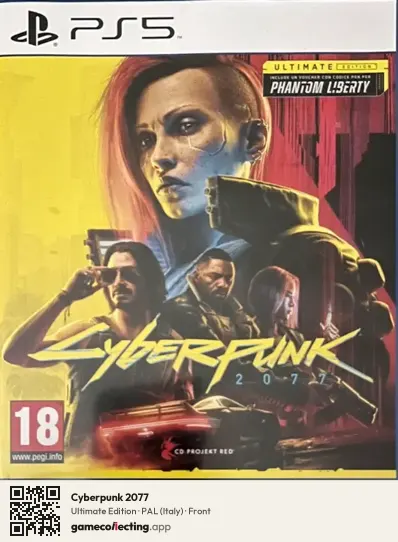 Cyberpunk 2077 PlayStation 5, Italy box front