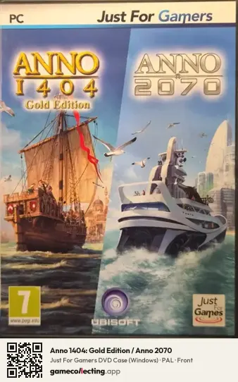 Anno 1404: Gold Edition / Anno 2070 Computer, PAL box front