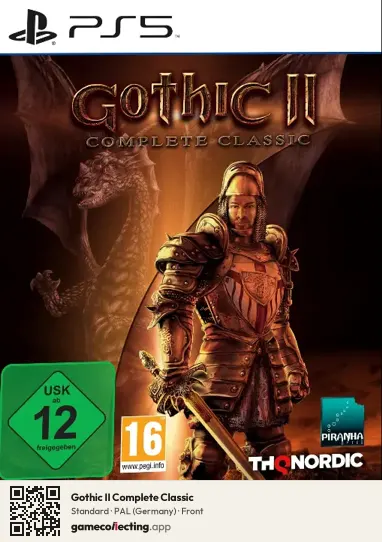 Gothic II Complete Classic PlayStation 5, Germany box front