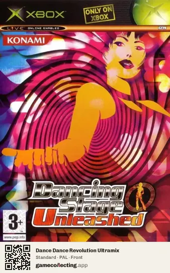 Dance Dance Revolution Ultramix Xbox, PAL box front