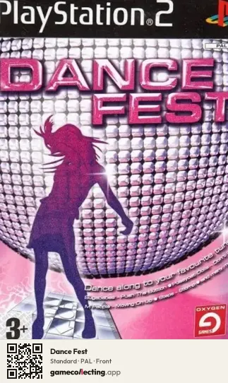 Dance Fest PlayStation 2, PAL box front