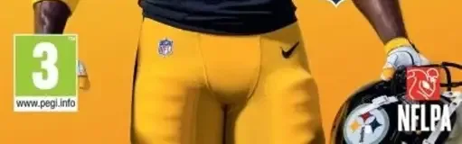 Madden NFL 19, the PEGI square on its front