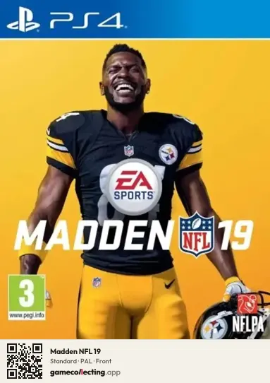 Madden NFL 19 PlayStation 4, PAL box front