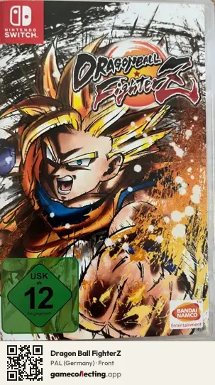 Dragon Ball FighterZ Nintendo Switch, Germany box front
