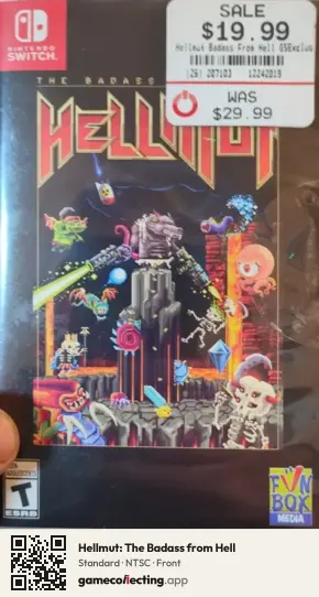 Hellmut: The Badass from Hell Nintendo Switch, NTSC box front