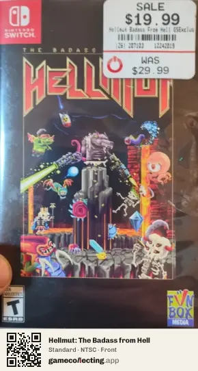 Hellmut: The Badass from Hell Nintendo Switch, NTSC box front