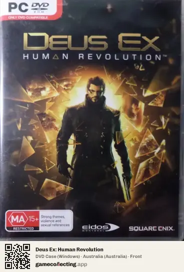 Deus Ex: Human Revolution Computer, Australia box front
