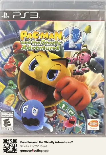 Pac-Man and the Ghostly Adventures 2 PlayStation 3, NTSC box front