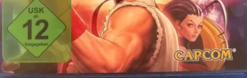 Street Fighter 30th Anniversary Collection, the USK square on its front