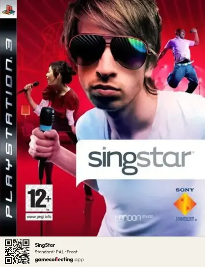 SingStar PlayStation 3, PAL box front