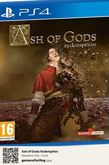 Ash of Gods: Redemption PlayStation 4, PAL box front
