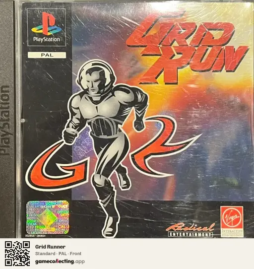 Grid Runner PlayStation, PAL box front