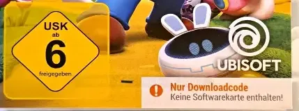 Mario + Rabbids Kingdom Battle, the USK square on its front
