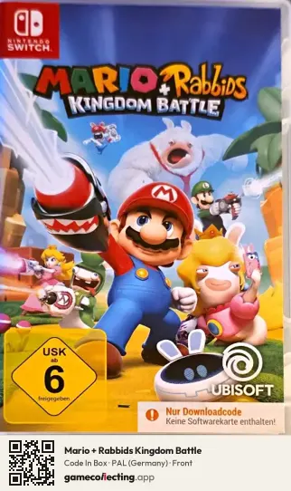 Mario + Rabbids Kingdom Battle Nintendo Switch, Germany box front