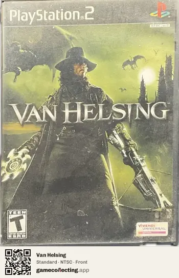 Van Helsing PlayStation 2, NTSC box front