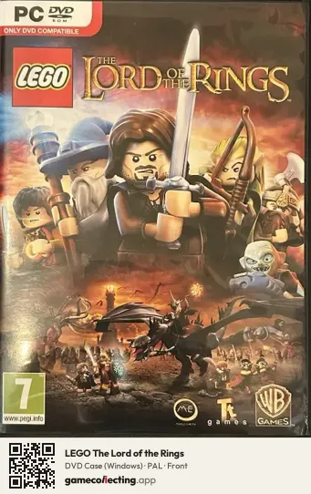 LEGO The Lord of the Rings Computer, PAL box front