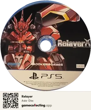 Relayer PlayStation 5, Asia disc