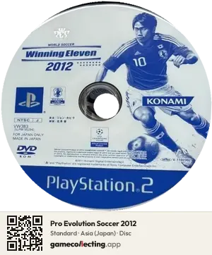 Pro Evolution Soccer 2012 PlayStation 2, Asia disc