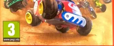 Mario Kart World, the PEGI square on its front