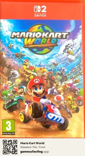 Mario Kart World Nintendo Switch 2, PAL box front